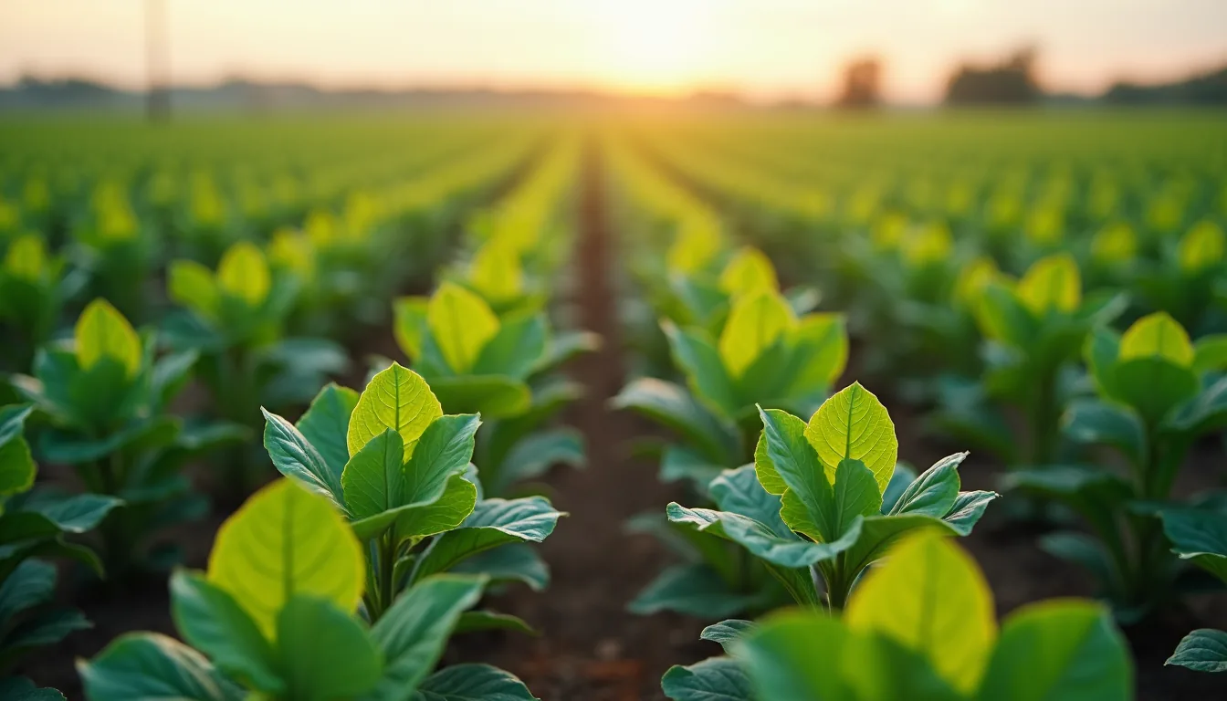 Nicaraguan tobacco field for B2B supply planning